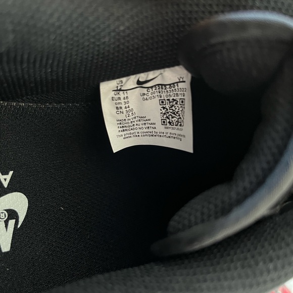 Nike Air Force 1 black metallic golden removable swoosh” - Picture 8 of 10